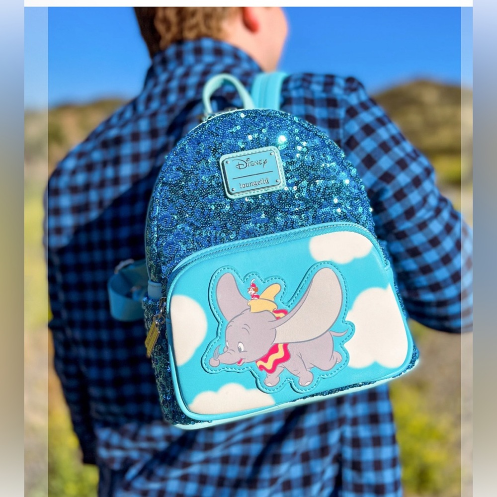 Loungefly Dumbo Blue Backpack